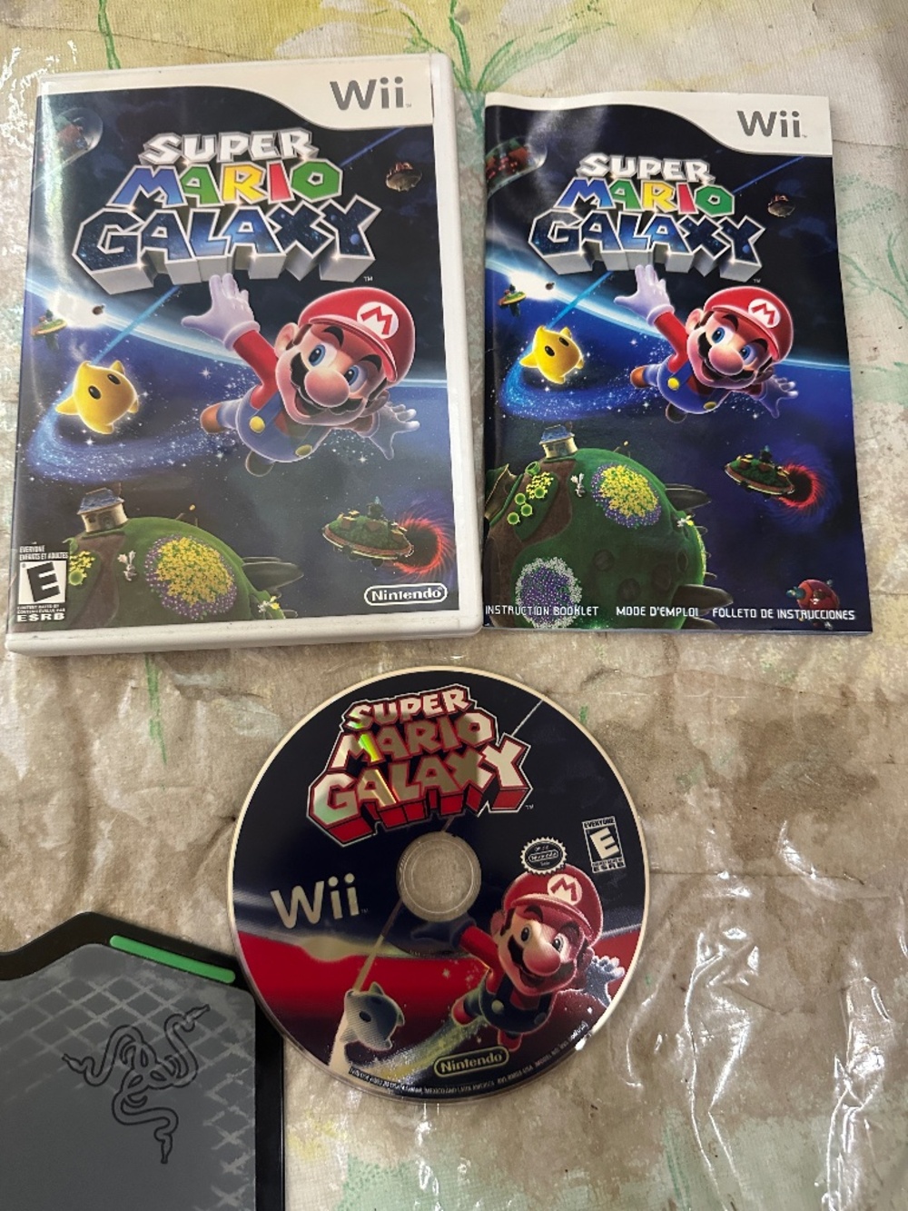Super Mario Galaxy Nintendo Wii Game CIB Complete In Box w/ Disc Case & Manual